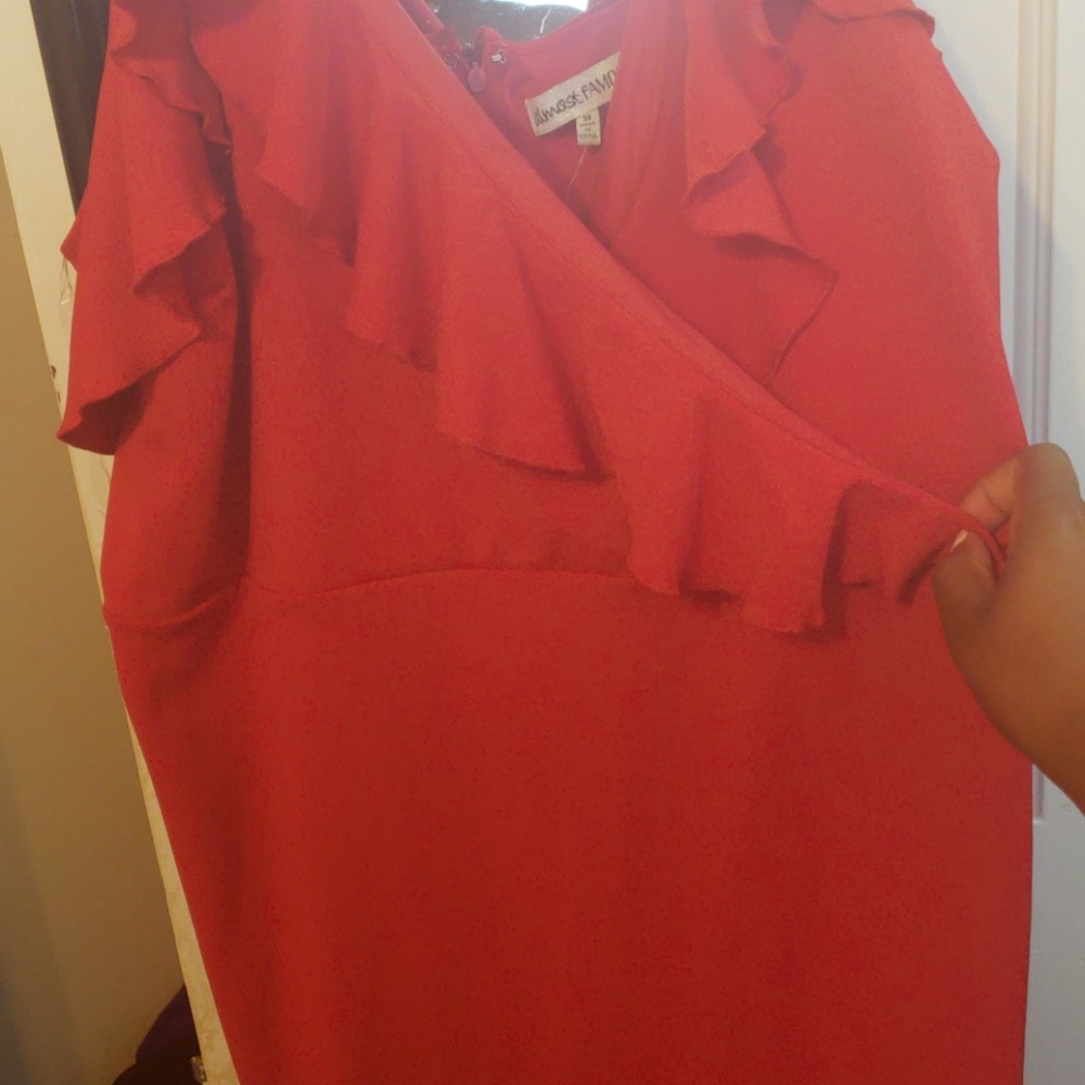 Red dress